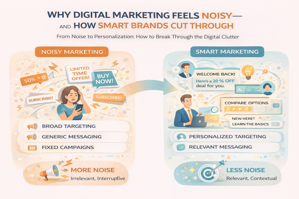 Why Digital Marketing Feels Noisy and How Smart Brands Cut Through